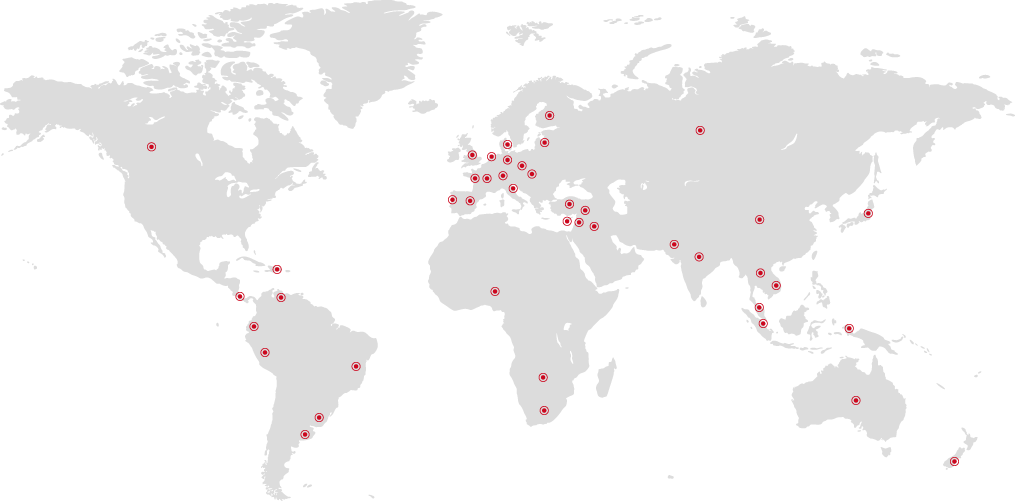 Suhner Standorte weltweit