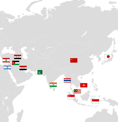 Asien Map