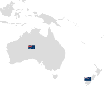 Ozeanien Map